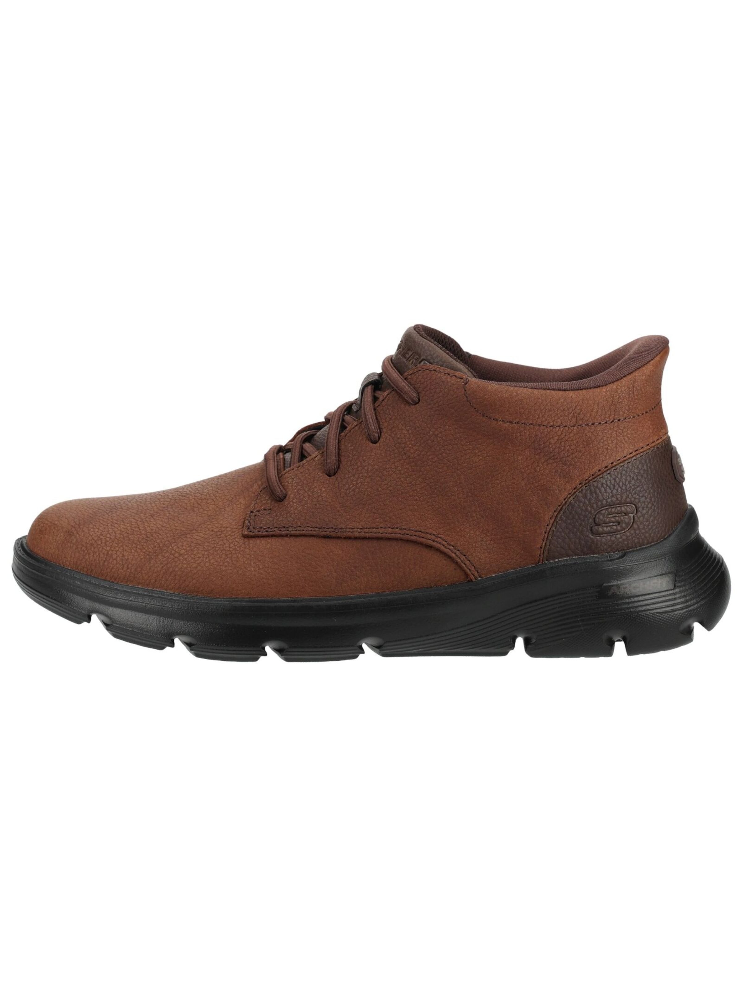 SKECHERS Athletic lace-up shoe 'Arch Fit Garza - Ridley' in Brown