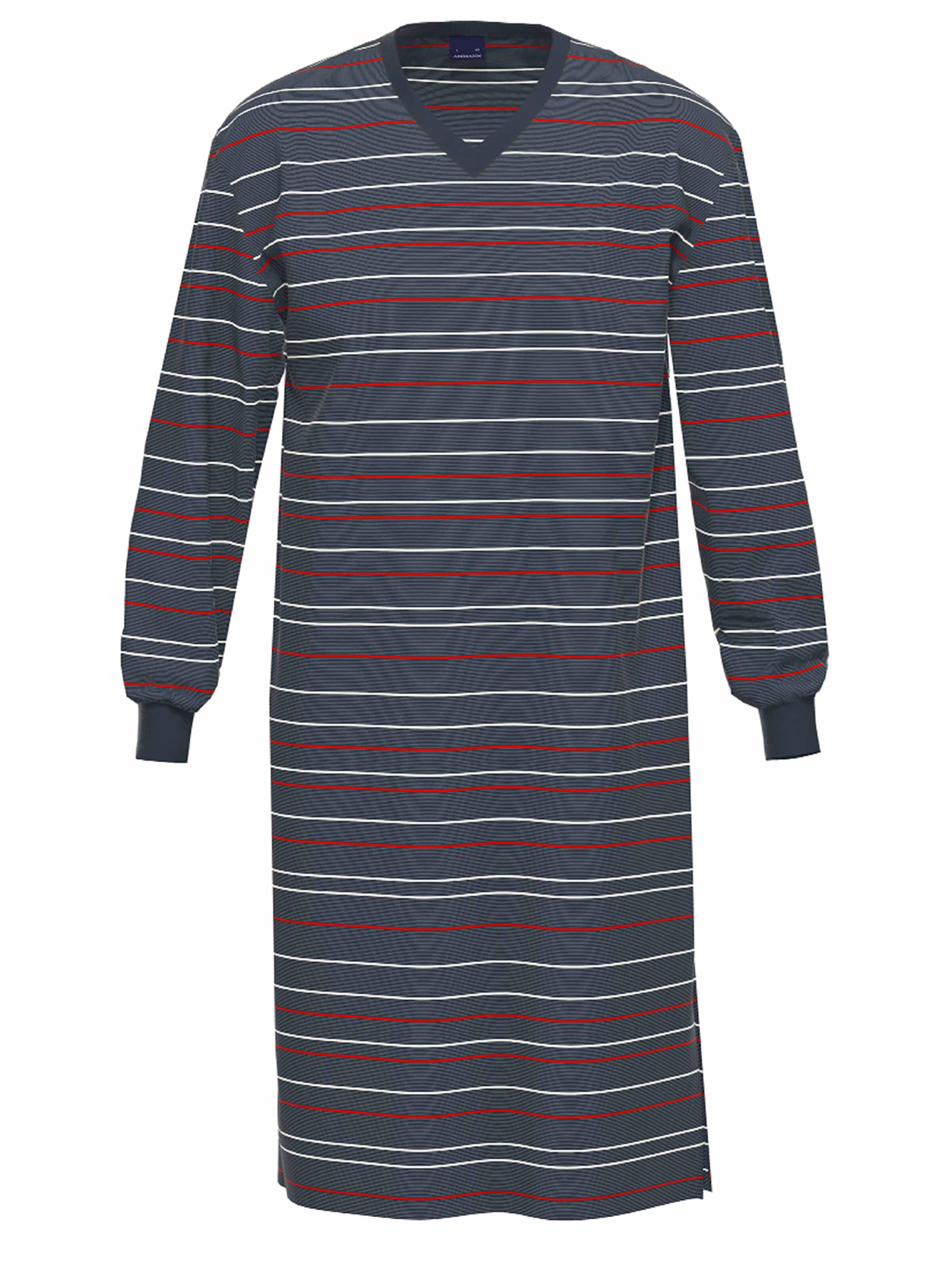 Ammann Short Pajamas 'Nightwear' in Blue: front