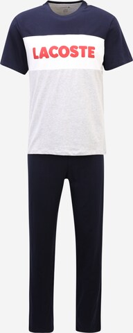 LACOSTE Long Pajamas in Blue: front