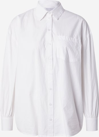 Camicia da donna di Warehouse in bianco: frontale