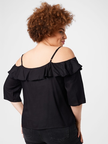 ABOUT YOU Curvy - Blusa 'Jeanette' en negro