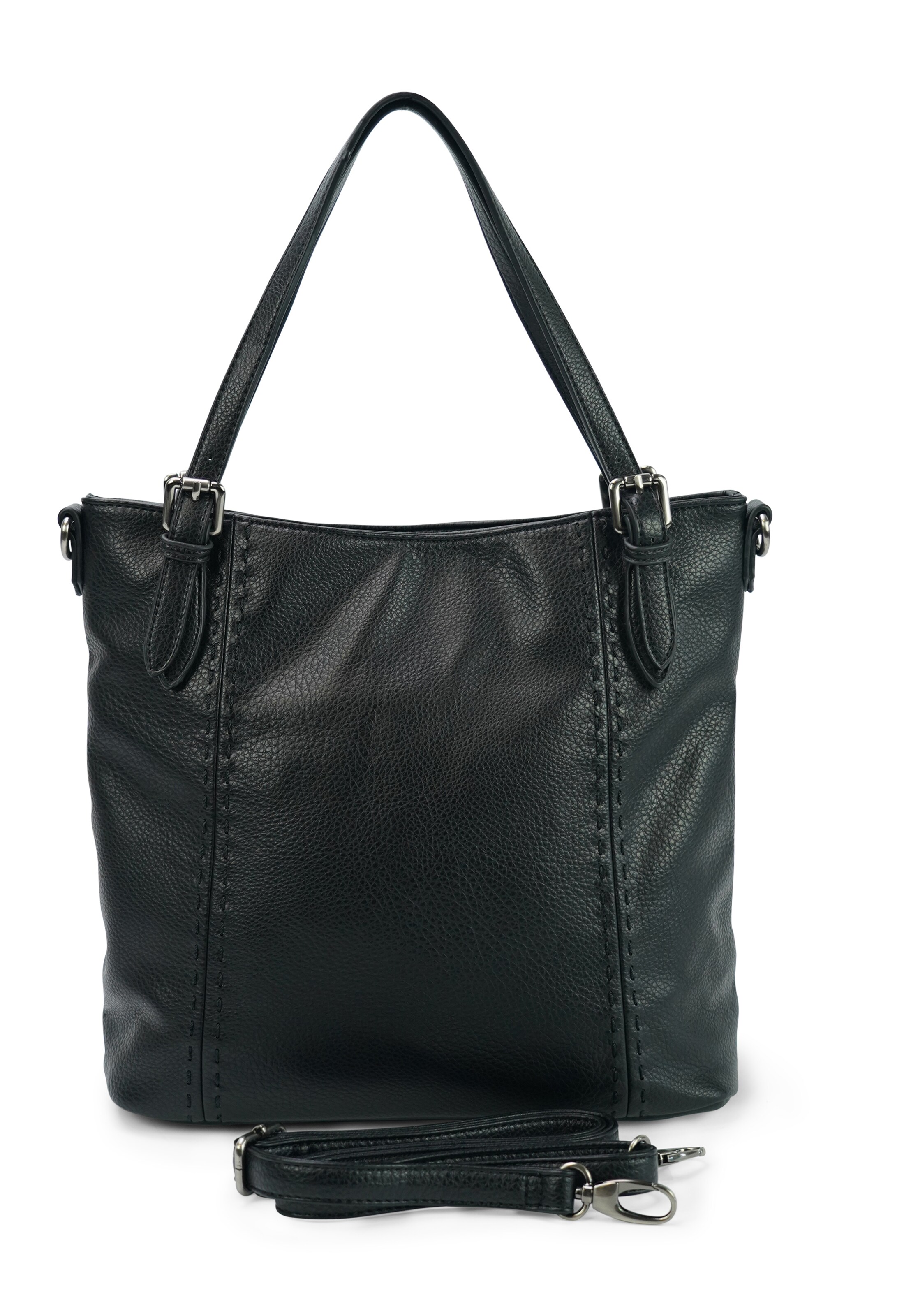 HARPA Handbag in Black: front