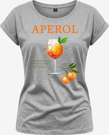 MAKAYA Shirt 'Aperoli' in Grey: front