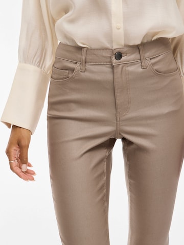 VILA - Slimfit Pantalón 'SARAH' en beige