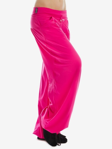 Loosefit Pantalon de sport 'WTE3' Winshape en rose : devant