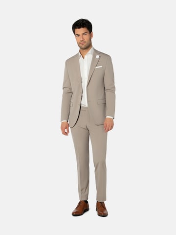 Coupe slim Costume Thomas Goodwin en beige