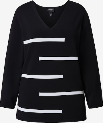 Ulla Popken Trui in Zwart: voorkant