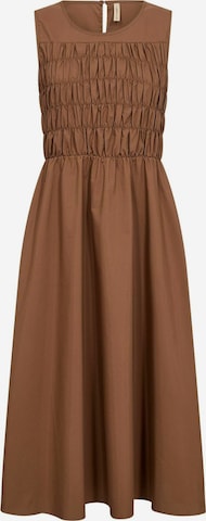 Robe 'Netti' Soyaconcept en marron : devant