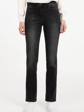 Recover Pants Slimfit Jeans 'JIL' in Zwart: voorkant