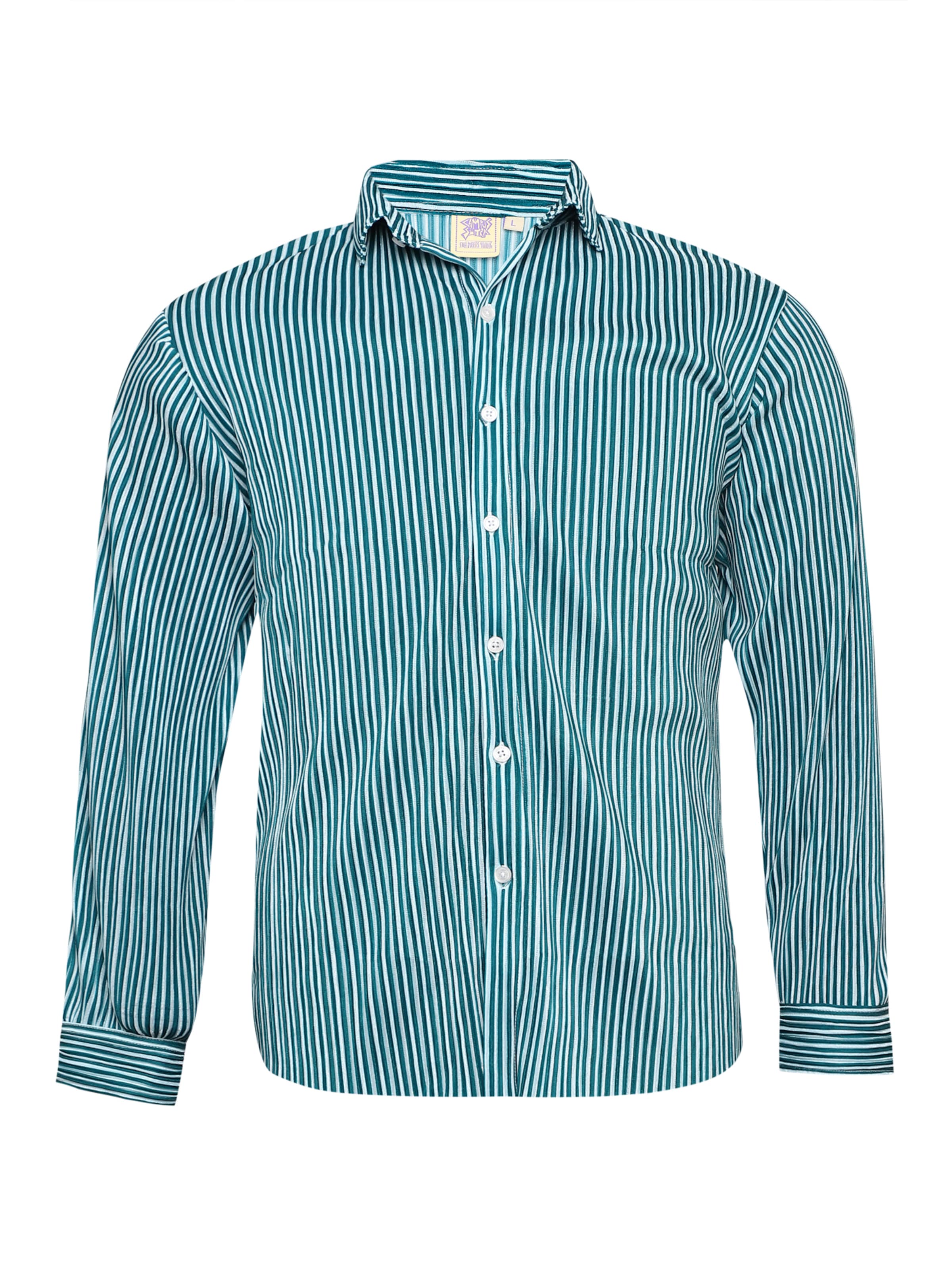 Campus Sutra - Regular Fit Camisa ' Zelia ' em verde: frente