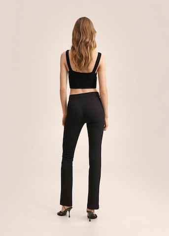 MANGO Flared Pants 'Amy' in Black