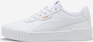 Baskets basses 'Carina 3.0' PUMA en blanc : devant