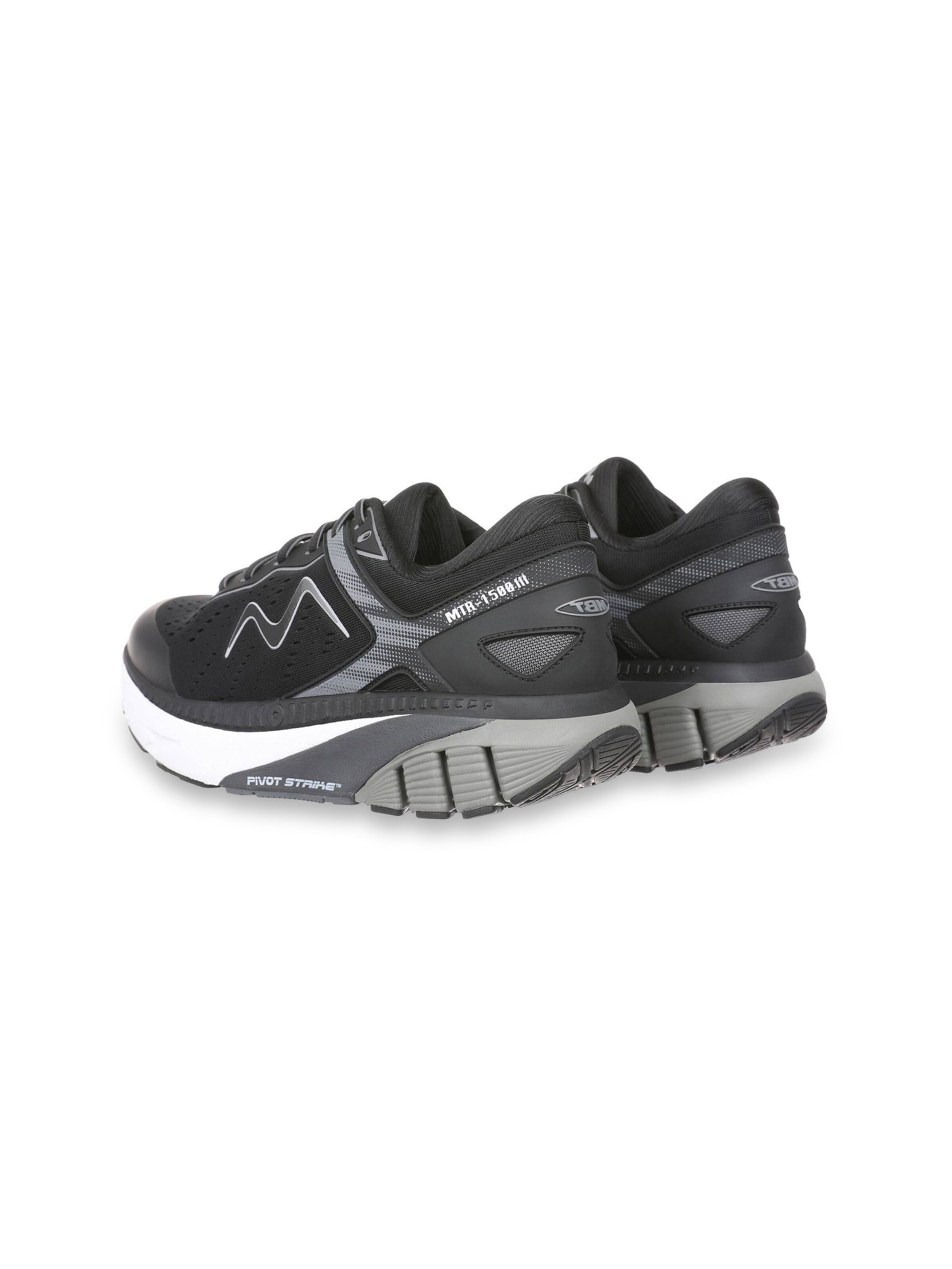 MBT - Sapatilhas slip-on ' MTR-1500 III LACE UP ' em preto: atrás