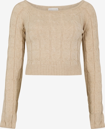 Pull-over ' ' Apricot en gris : devant