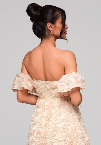 Robe 'Cindy' Ombre en beige