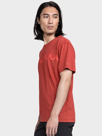 T-Shirt fonctionnel 'Elmori' Schöffel en rouge