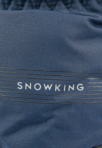 REUSCH Athletic Gloves 'Snow King' in Blue