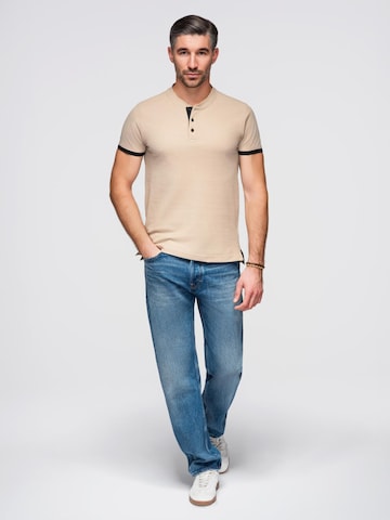 Ombre Shirt in Beige