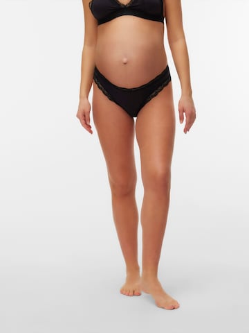 MAMALICIOUS Thong in Black