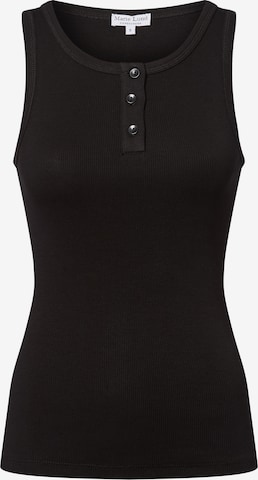 Marie Lund Top in Schwarz: Vorderseite
