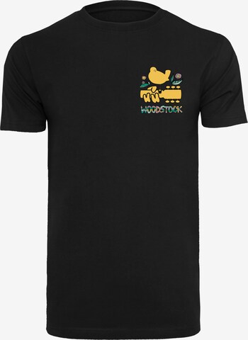 F4NT4STIC Shirt 'Woodstock' in Zwart: voorkant