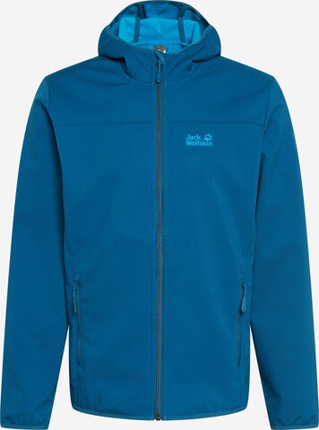 JACK WOLFSKIN Outdoorjas 'Northern Point' in Blauw: voorkant