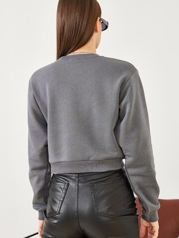 Bianco Lucci Sweatshirt in Grau
