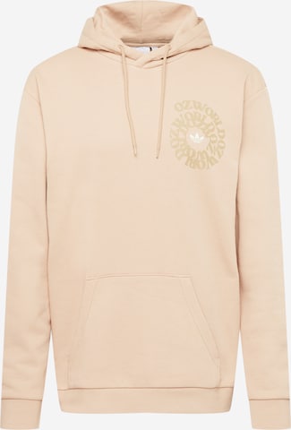 ADIDAS ORIGINALS Sweatshirt 'Graphic Ozworld' in Beige: front