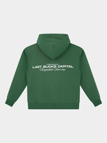 Veste de survêtement 'Last Bucks | Capital Zip Hoodie' Last Bucks en vert