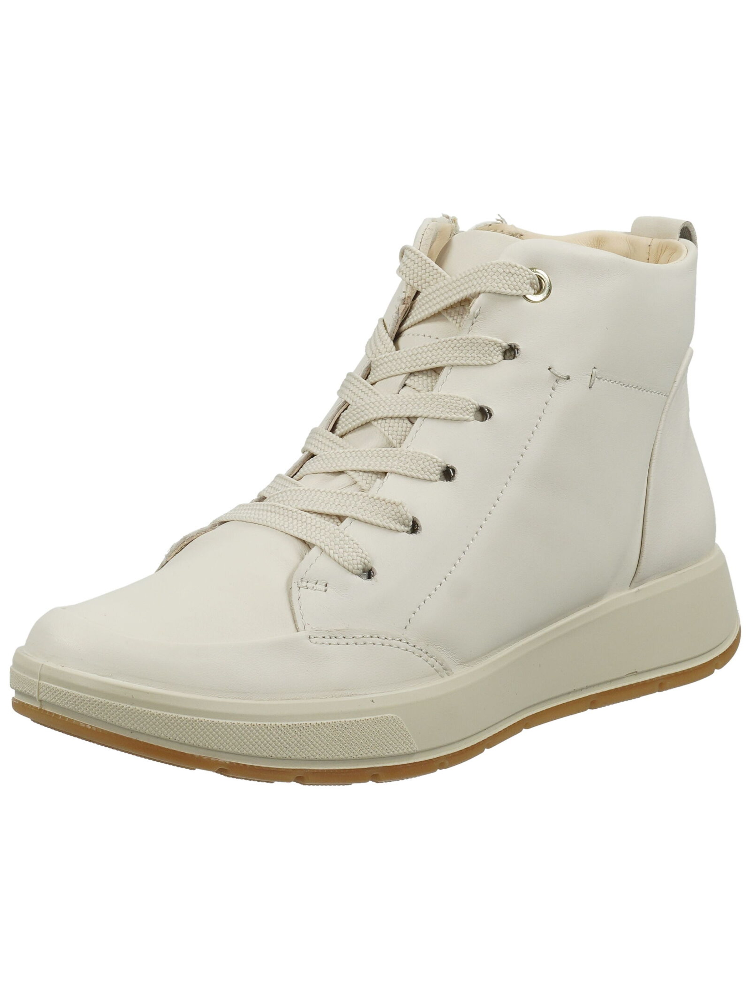 ARA High-Top Sneakers in Beige: front