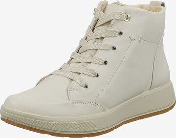 ARA Sneakers hoog in Beige: voorkant