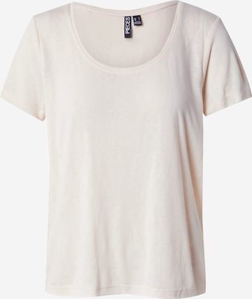 Tricou de la PIECES pe gri: față