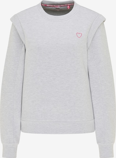 MYMO Sweater majica u siva melange / roza, Pregled proizvoda