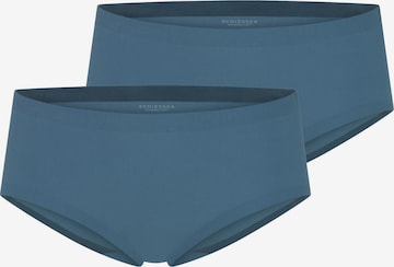 SCHIESSER Panty 'Invisible Cotton' in Blau: Vorderseite