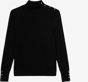 Pullover di oltre in nero: frontale