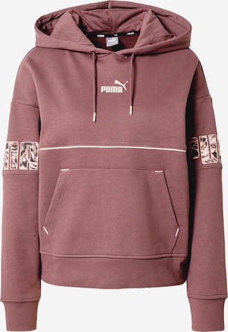 PUMA Sweatshirt in Braun: predná strana