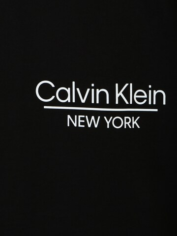 Calvin Klein Big & Tall Tričko 'New York' – černá
