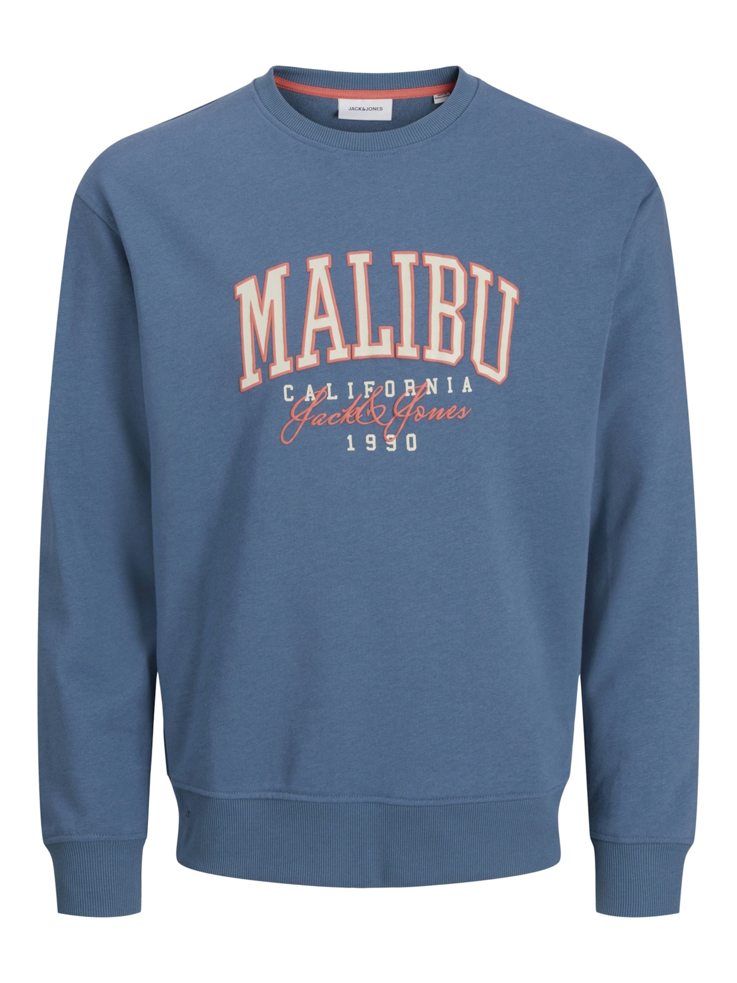 Felpa 'Detroit' di Jack & Jones Junior in blu: frontale