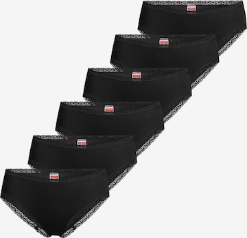 CON-TA Slip 'Modal' in Schwarz: Vorderseite