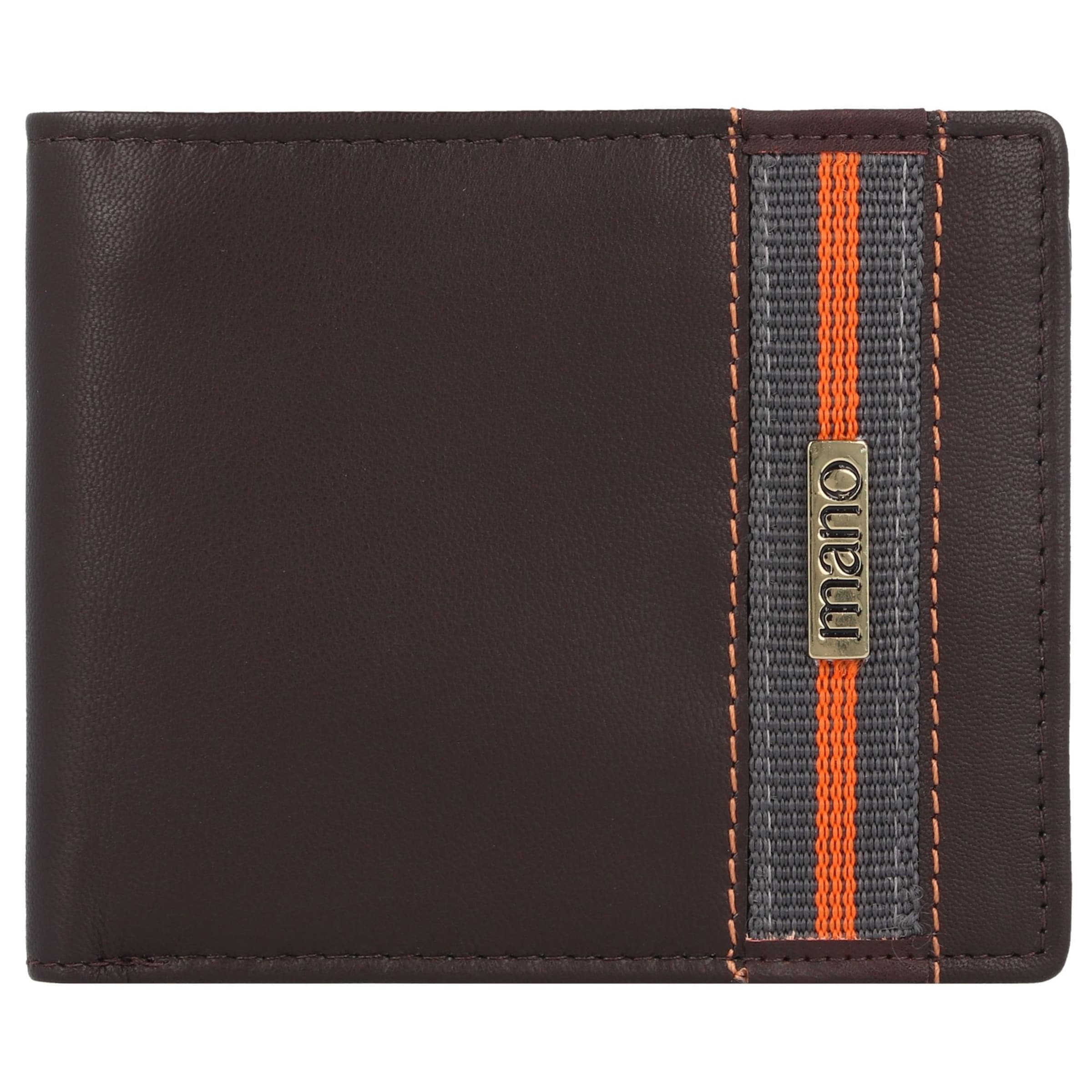 mano Wallet in Brown: front