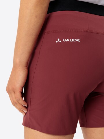 VAUDE Skinny Outdoor trousers 'Scopi' in Red