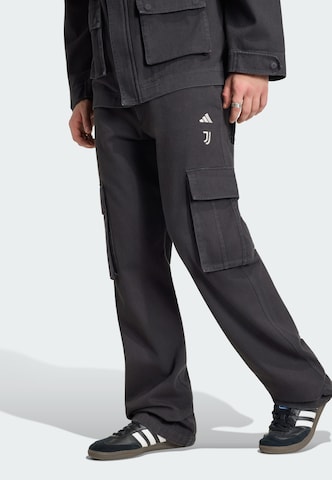 ADIDAS PERFORMANCE Loosefit Sportbroek 'Sgura' in Zwart: voorkant