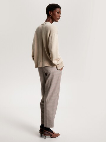 TOMMY HILFIGER Strickjacke in Beige