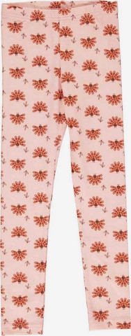 Fred's World by GREEN COTTON Skinny Leggings 'Peacock' in Pink: front
