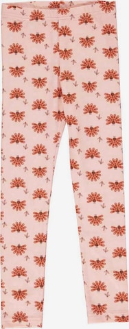 Fred's World by GREEN COTTON Skinny Leggings 'Peacock' in Pink: predná strana