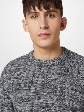 JACK & JONES Pullover 'ELROY' in Schwarz