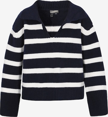 DreiMaster Maritim Πουλόβερ σε μπλε: μπροστά