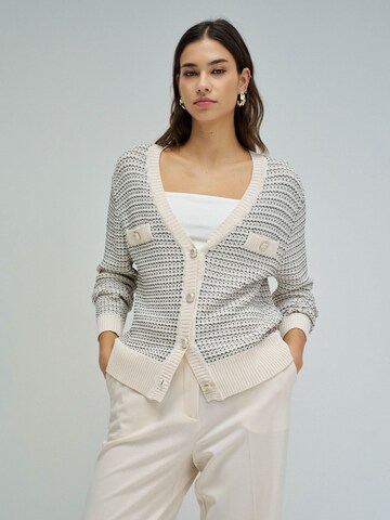 Salsa Jeans Tussenmantel in Beige: voorkant