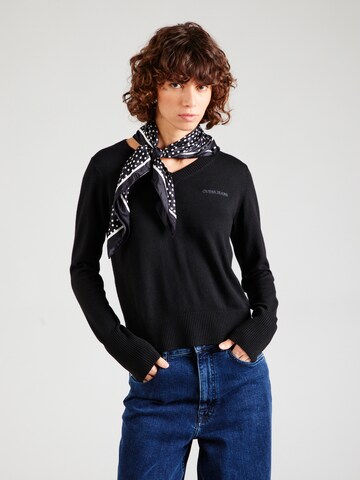 Pull-over GUESS JEANS en noir : devant
