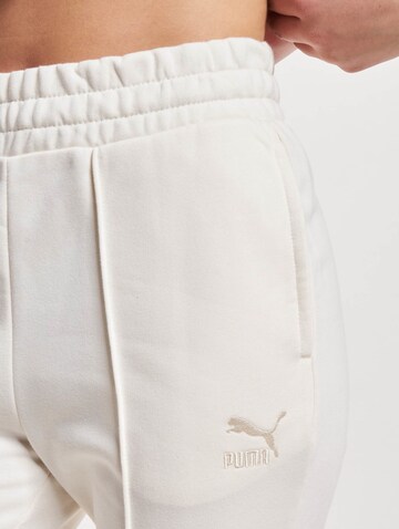 PUMA Flared Broek 'Classics' in Wit